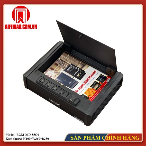 Két sắt ô tô thông minh Aifeibao 85Q1 mặt bên