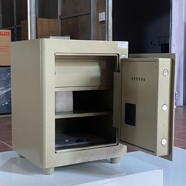 Két sắt Ngân Hàng ACB51 màu vàng chi tiết