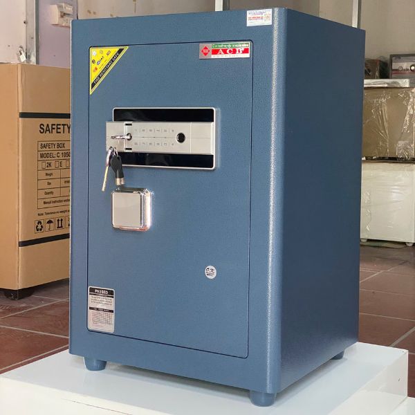 Két sắt Ngân Hàng ACB82 màu xanh
