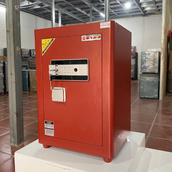 Két sắt Ngân Hàng ACB82 màu đỏ khóa két