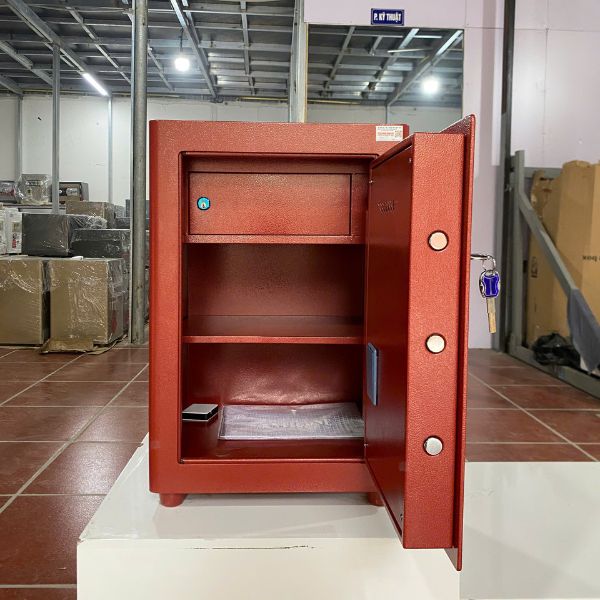 Két sắt Ngân Hàng ACB82 màu đỏ chi tiết