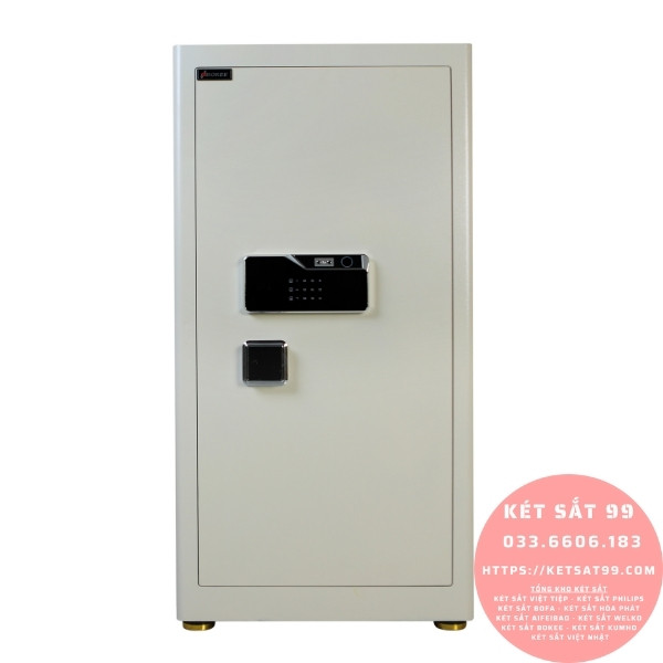 Két sắt Bokee BK100 Face ID trắng