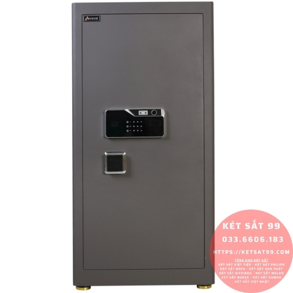 Két sắt Bokee BK100 Face ID Nâu Cafe