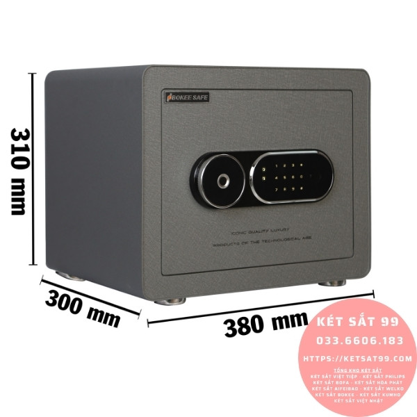 Két sắt Bokee BK 30VT Xám