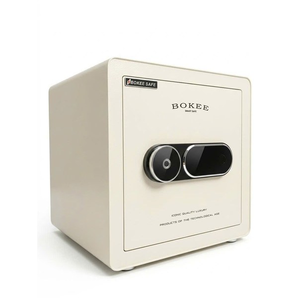 Két sắt Bokee BK-39VT màu kem mặt bên