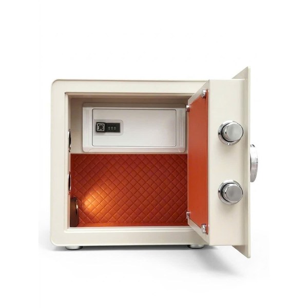 Két sắt Bokee BK-39VT màu kem bên trong