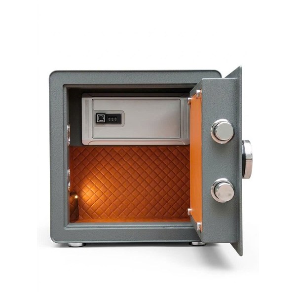 Két sắt Bokee BK-39VT màu xám bên trong