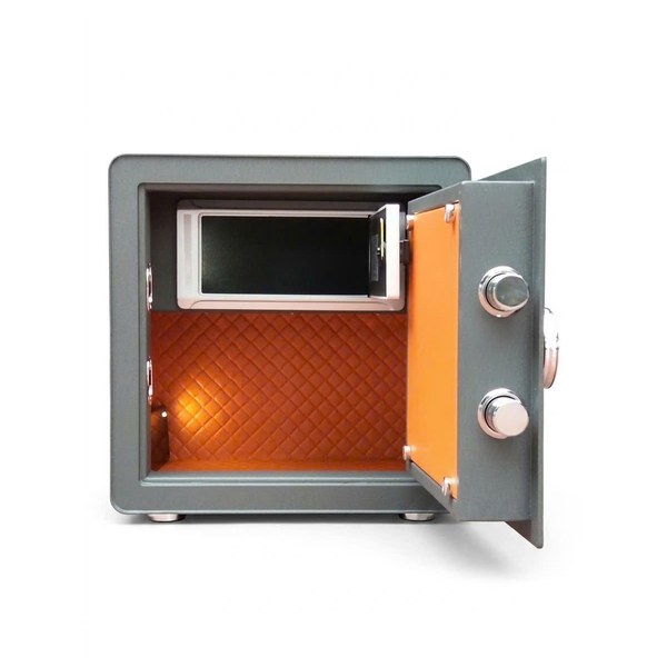 Két sắt Bokee BK-39VT màu xám khóa két