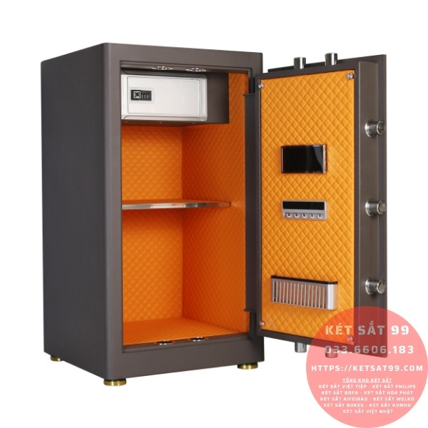 Két sắt Bokee BK80A1 nâu cafe