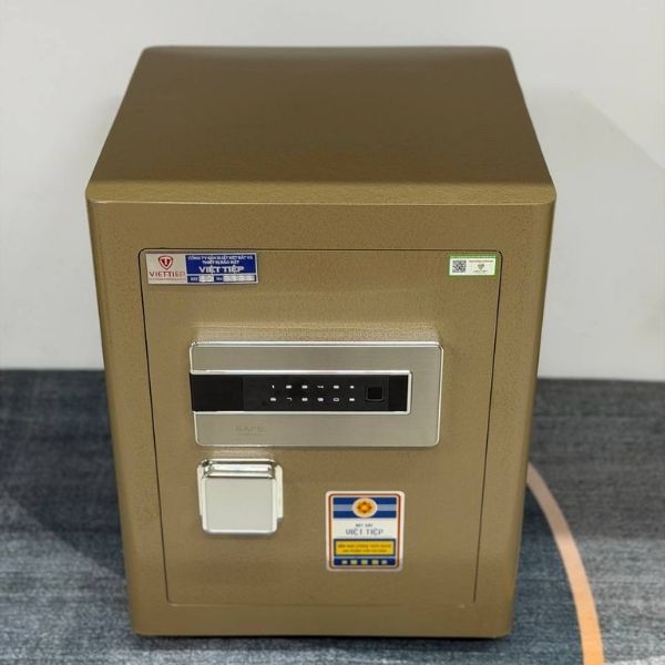 Két sắt việt tiệp BO50BF Pro màu Gold khóa két