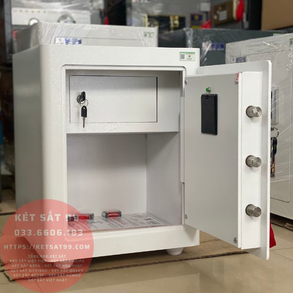 Két sắt việt tiệp BO50FE Luxury màu trắng