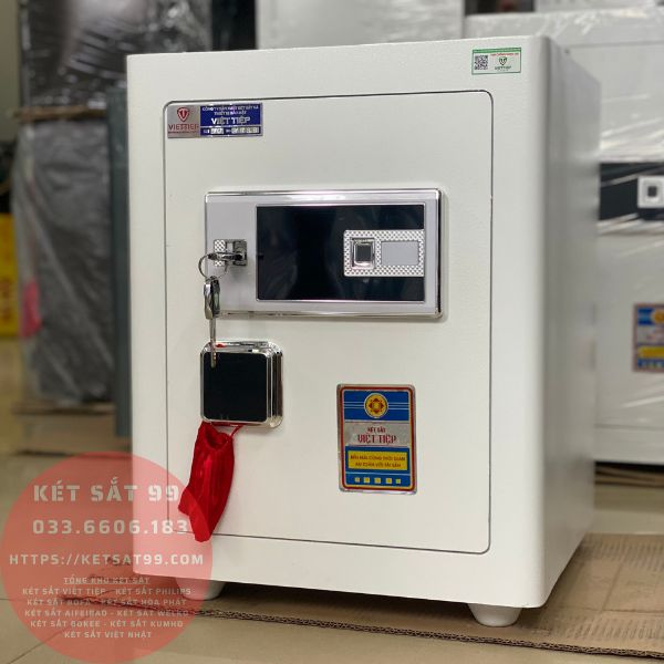 Két sắt việt tiệp BO50FE Luxury màu trắng