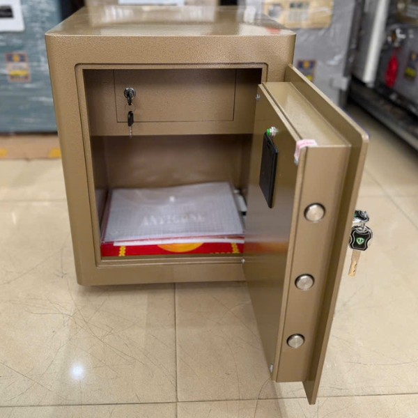 Két sắt việt tiệp BO56BF Pro màu gold khóa két