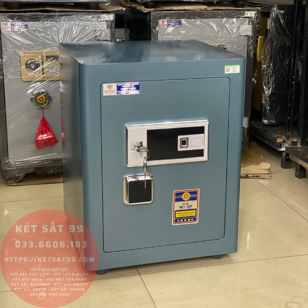 Két sắt việt tiệp BO56FE Luxury màu xanh