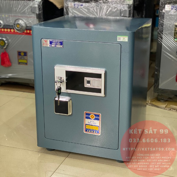 Két sắt việt tiệp BO56FE Luxury màu xanh