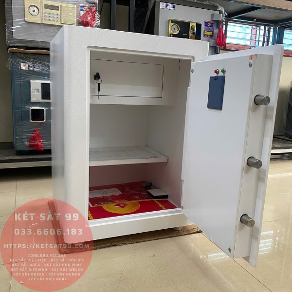 Két sắt việt tiệp BO63BF Pro màu trắng