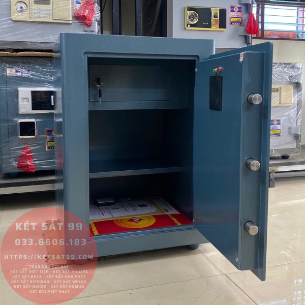 Két sắt việt tiệp BO63BF Pro màu xanh