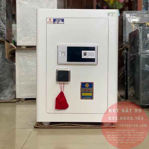 Két sắt việt tiệp BO63FE Luxury màu trắng