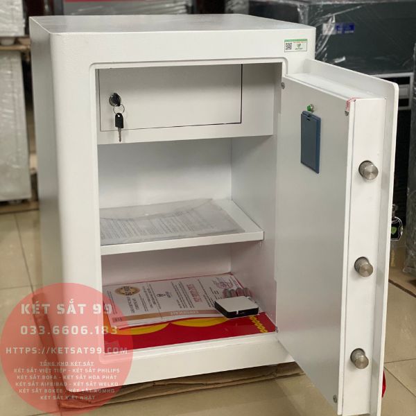 Két sắt việt tiệp BO63FE Luxury màu trắng