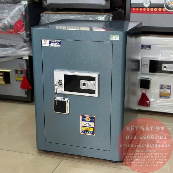 Két sắt việt tiệp BO63FE Luxury màu xanh