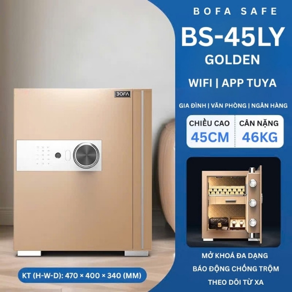 Két sắt bofa BS 45LY màu Gold