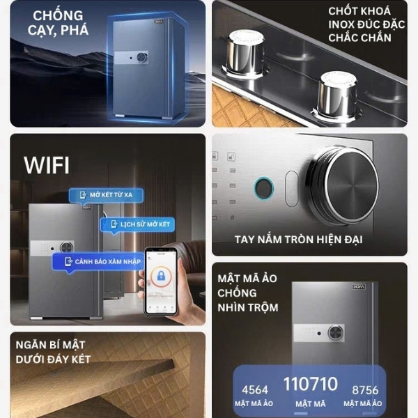 Két sắt bofa BS 45LY Màu xám