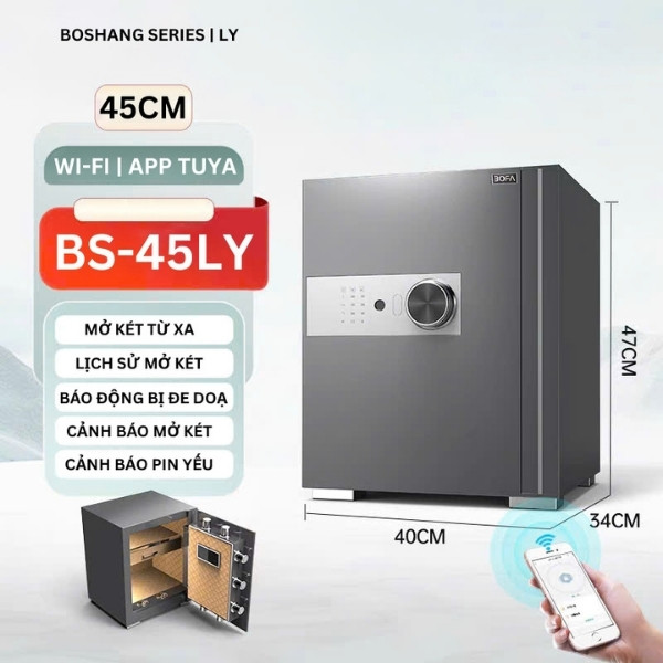 Két sắt bofa BS 45LY Màu xám