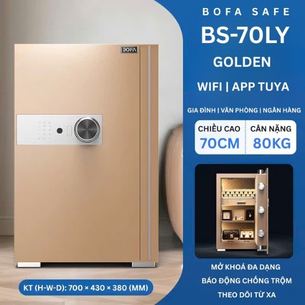 Két sắt bofa BS 70LY màu Gold