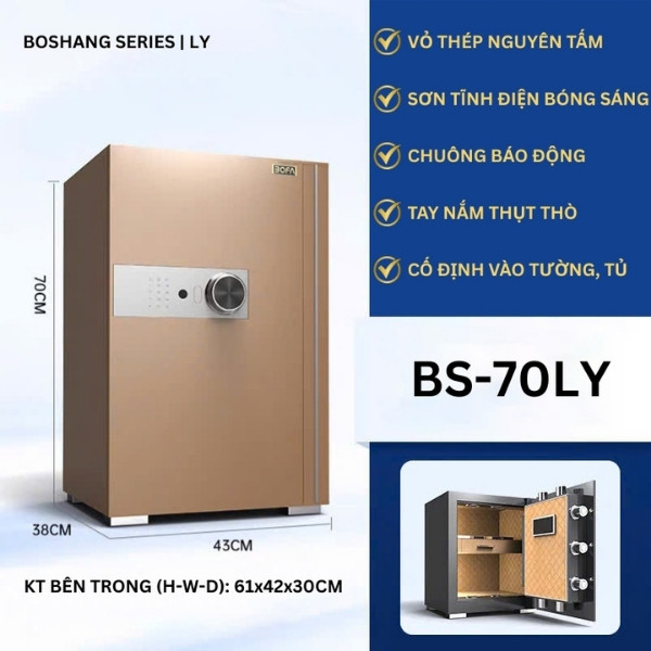 Két sắt bofa BS 70LY màu Gold
