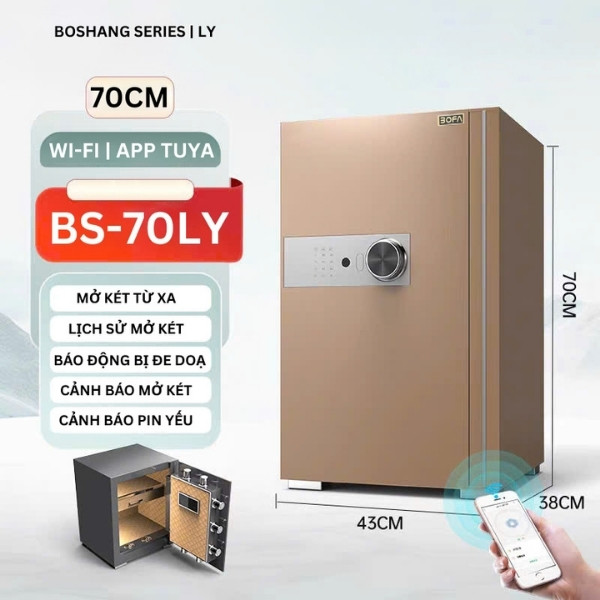 Két sắt bofa BS 70LY màu Gold
