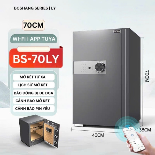 Két sắt bofa BS 70LY màu Xám