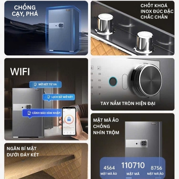 Két sắt bofa BS 80LY màu Xám