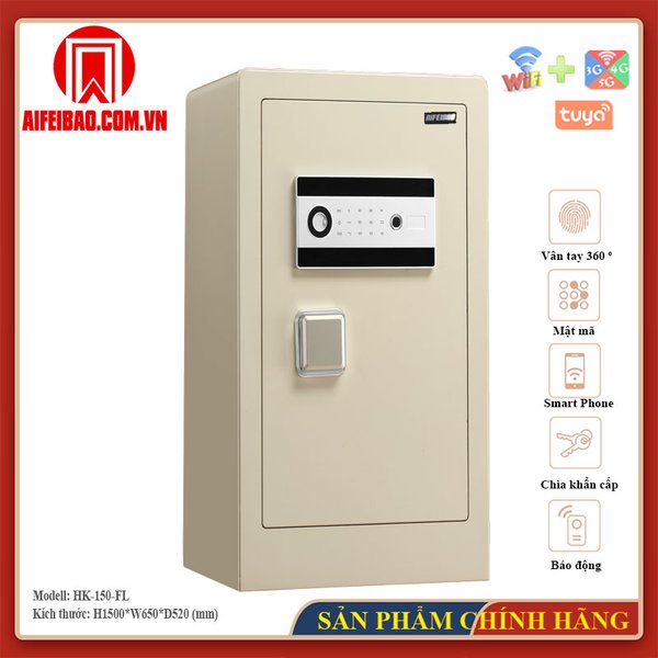 Két sắt thông minh Aifeibao HK-150-FL bên trong