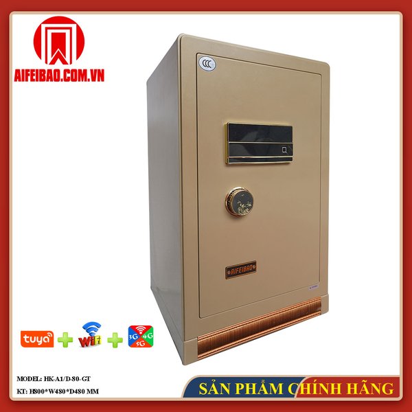 Két sắt thông minh Aifeibao HK-A1D-80-GT bên trong