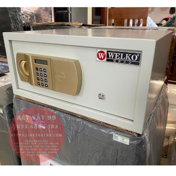 Két sắt khách sạn welko HS42DT màu trắng 