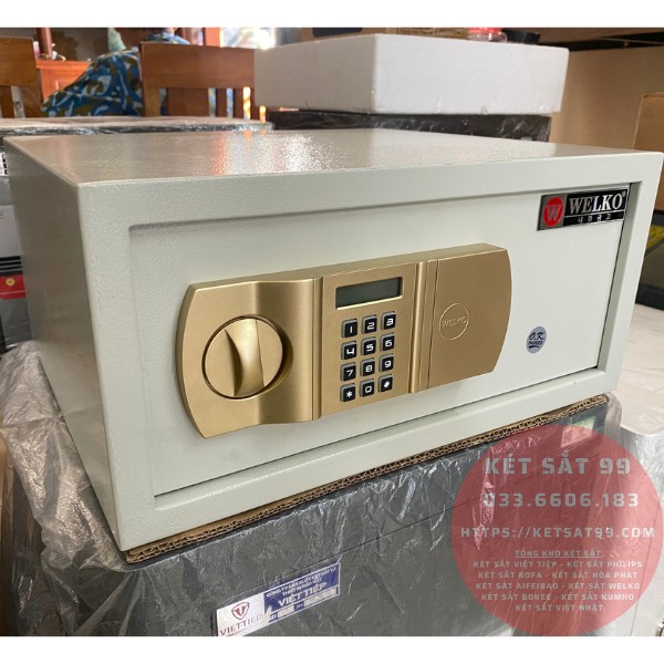 Két sắt khách sạn welko HS42DT màu trắng 