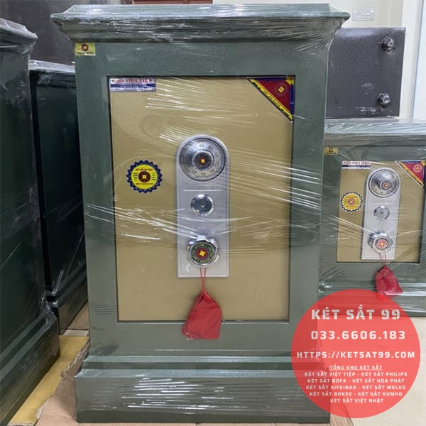 Két sắt việt tiệp K60 chính hãng giá , Khóa cơ (Mã: K-COT-60-H)