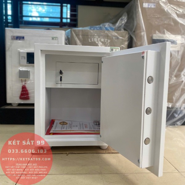 Két sắt việt tiệp K54E màu trắng khóa điện tử