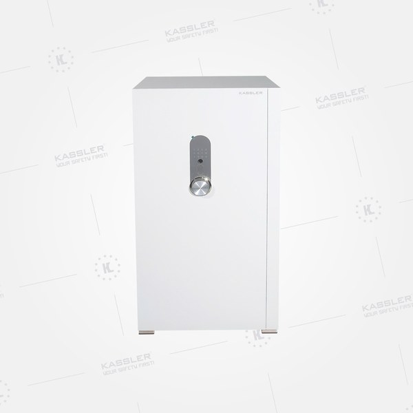 Két sắt Kassler KL-100H8 Trắng ngọc trai mặt bên