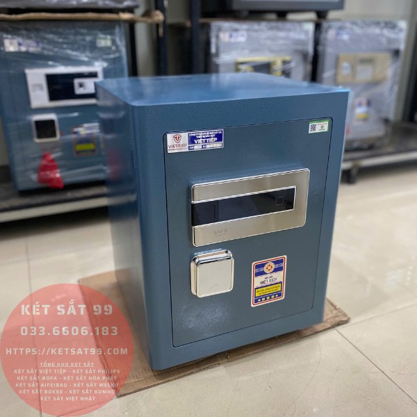 Két sắt việt tiệp KV50 Pro màu xanh App wifi