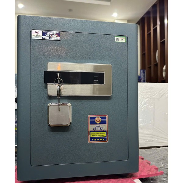 Két sắt việt tiệp KV56GKZ Kaizen chuẩn Nhật màu ghi đá