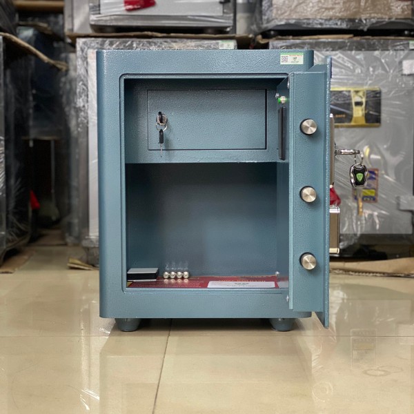 Két sắt việt tiệp KV56GKZ Kaizen chuẩn Nhật màu ghi đá