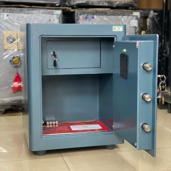 Két sắt việt tiệp KV56GKZ Kaizen chuẩn Nhật màu ghi đá
