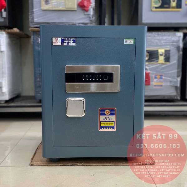 Két sắt việt tiệp KV56 Pro màu xanh app wifi