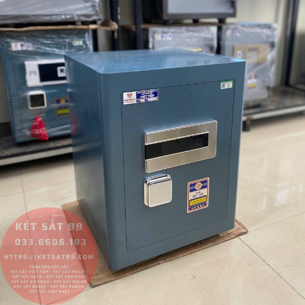 Két sắt việt tiệp KV56 Pro màu xanh app wifi