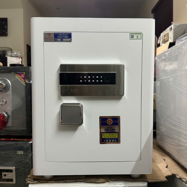 Két sắt việt tiệp KV56 TKZ Kaizen chuẩn Nhật màu trắng