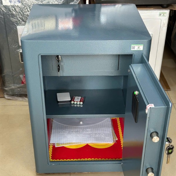 Két sắt việt tiệp KV63 GKZ Kaizen chuẩn Nhật màu ghi 