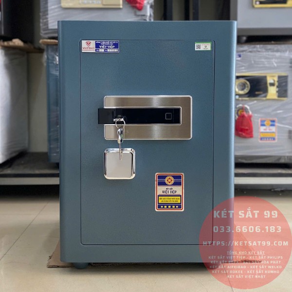 Két sắt việt tiệp KV63 Pro màu xanh app wifi