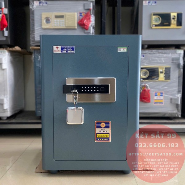 Két sắt việt tiệp KV63 Pro màu xanh app wifi