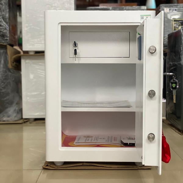 Két sắt việt tiệp KV63 TKZ Kaizen chuẩn Nhật màu ghi 